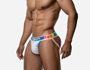 PUMP! Jockstrap Spectrum Mesh Soft Cotton Lining Bold Waistband Jock 15089 17 - Foto 1 di 8