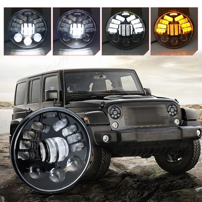 4PCS 5.75inch Round Headlight HI/LO Beam for Dodge Royal Monaco 1972-1977 - Изображение 1 из 4