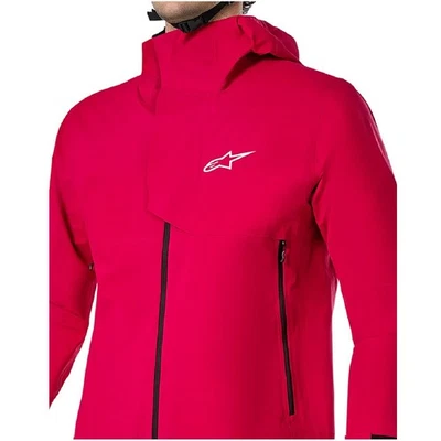 Alpinestars A-Dura Elite Waterproof MTB Cycling Jacket-Red - Image 1 of 4