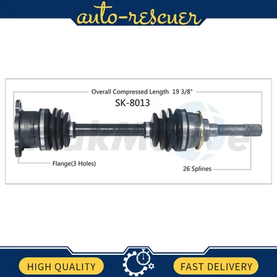 Eje CV izquierdo SurTrack SK-8013 para Suzuki Sidekick GMC Tracker conductor delantero izquierdo Foto 1 de 2