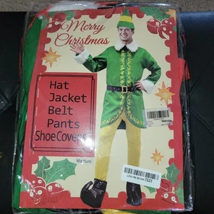 NUEVO Disfraz de Amigo el Elfo Para Hombre Talla Mediana Navidad R5 - Imagen 1 de 5