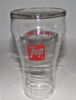 70s 7UP Glass THE UNCOLA Collectible Upside Down Drinking Glass Vintage 1970s - Image 1 of 4