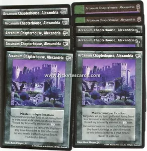 Arcanum Chapterhouse, Alexandria x10 CE FN AH VTES Jyhad - Imagen 1 de 1