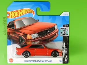 HOT WHEELS 2024 - ´89 Mercedes-Benz 560 SEC AMG - Modified - 82 - neu in OVP - Bild 1 von 1