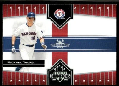 2005 Donruss Champions #308 Michael Young - Image 1 of 2