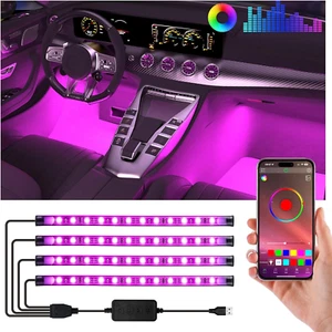 Car Led Lights Interior with Smart APP Control, Sync Music,Diy Mode,Multicolo... - Picture 1 of 1