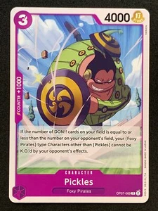 One Piece OP07-069 Pickles English - 500 Years In The Future - Picture 1 of 2