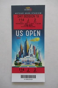2014 US OPEN TENNIS (DAY SESSION 19) 9/3/2014 FULL TICKET ~ KEI NISHIKORI - Picture 1 of 1