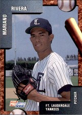 1992 Fort Lauderdale Yankees Fleer/ProCards #2611 Mariano Rivera - NM