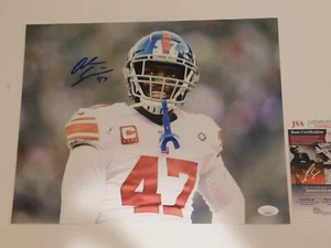 Alec Ogletree Signed Autographed 11x14 Photo New York Giants Georgia JSA COA B - Picture 1 of 2