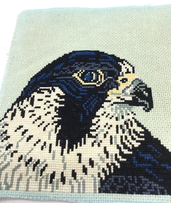 Cross Stitch Pattern AMERICAN BALD EAGLE Patriotic American Handmade - Image 1 of 4