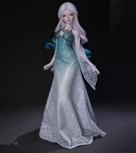 Nuevo vestido sin cordones degradado BJD ropa peluca zapatos para el cabello para muñeca 1/4 BJD QingWu C - Imagen 1 de 8
