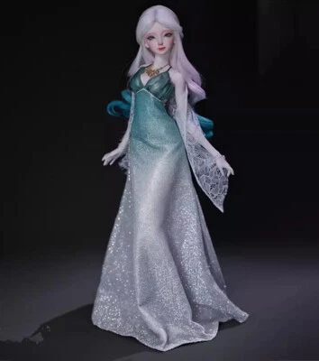 New gradient Slip Dress BJD clothes Wig Hair shoes For 1/4 BJD Doll QingWu  C - Image 1 of 4