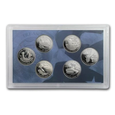 2009 S - D.C. & Territorial Quarter Series - 6 Clad Quarter Proof Set - Image 1 of 4