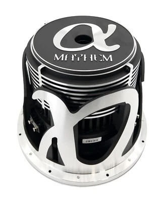 Alphasonik MAYHEM124 12" 5000 Watt MAX Dual 4 Ohm Bass Competition Subwoofer Sub - Image 1 of 4