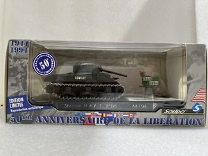 SHERMAN M4A3 2EB WAR TANK 1944-1994 50TH ANNIVERSAIRE DE LA LIBERATION by SOLIDO - Picture 1 of 2