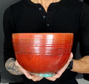 ELENA NETHERBY Vintage MID-CENTURY MODERN Signed ART POTTERY Bowl / CALIFORNIA - Picture 1 of 11