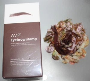 Brow Pomade Augenbrauen Stempel Schablone Kit Dunkelbraun #2 AVP Kosmetik Neu im Karton - Bild 1 von 5