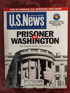 U S NEWS World Report Magazine August 24 1992 George H W Bush Boris Yeltsin - Picture 1 of 2
