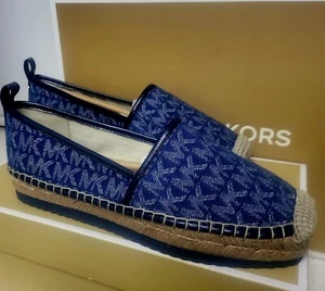 NEW! MICHAEL Michael Kors Women's Lenny Espadrille Navy Denim, Size: 5.5 M - Picture 1 of 8