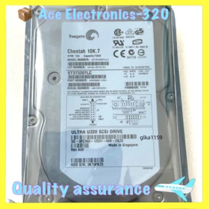 SEAGATE 73GB 10K RPM ULTRA320 80-PIN SCSI HARD DRIVE  ST373207LC  - Picture 1 of 6
