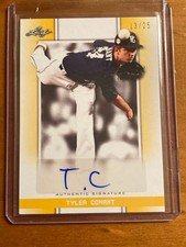 2019 Leaf Perfect Game National Showcase TYLER CONANT Yellow Auto /25 #BA-TC4