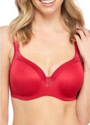 Sujetador con aros Playtex 4823 Secrets Amazing Shape Balconette 42 DD rojo Foto 1 de 4