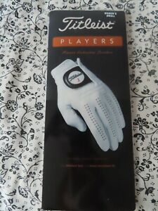 NEW Titleist Women's Player LEATHER Golf Glove left pearl Small SOLD OUT
