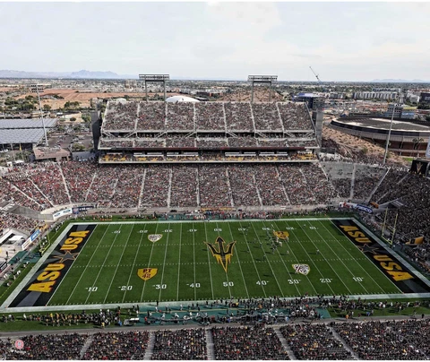Arizona State Sun Devils Unsigned Sun Devil Stadium Photograph Cover