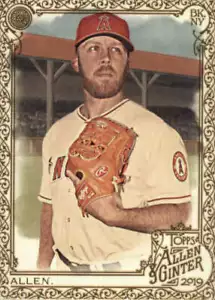 Allen and Ginter Gold #215 2019 Cody Allen Los Angeles Angels BX 50A - Imagen 1 de 2