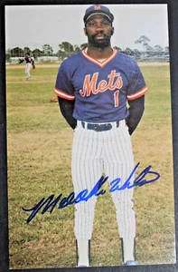 Mookie Wilson New York Mets Signed Autographed 1986 Mets TCMA Postcard JSA - Picture 1 of 5