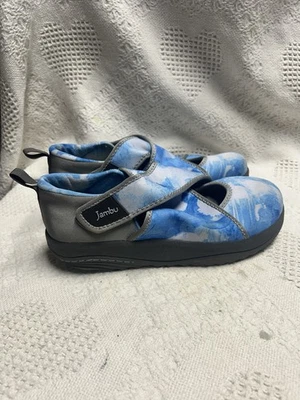 Jambu Mille Vegan Walking Shoes Womens 7 Blue Tie Dye Print Casual Comfort - Image 1 of 4