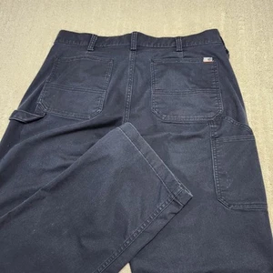 Pantalones Duluth 40 Grit Hombres 36x30 Flex Sarga Carpintero Ajuste Estándar Ropa de Trabajo Negro - Imagen 1 de 10