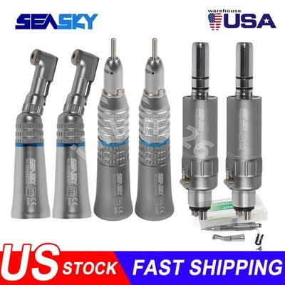 NSK Style Dental Slow Low Speed Handpiece Straight Contra Angle Air Motor 4/2H - Image 1 of 4