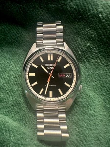 Seiko 5 SNXS Men's Automatic Black Dial Watch SRPK89 - Picture 1 of 2