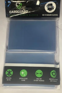 New! CardGuard Clear 100 Premium Sports CCG Sleeves Bullsitoy Standard 35 Point - Picture 1 of 9