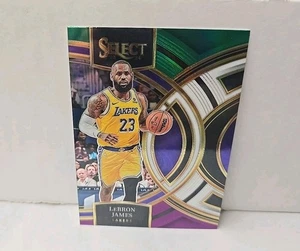 2023-24 Panini Select #135 LeBron James Tri Color Green White Purple Lakers - Picture 1 of 3