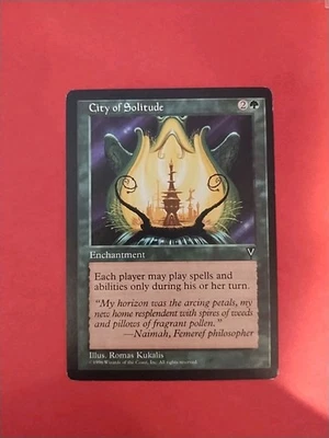 Magic the Gathering - City of Solitude - Enchantment - Visions - EX+ - MTG - Image 1 of 3
