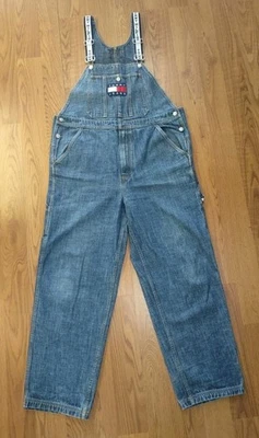 Mono Tommy Hilfiger vintage, grande, Y2K, Tommy Jeans, holgado, 2002, azul Foto 1 de 4