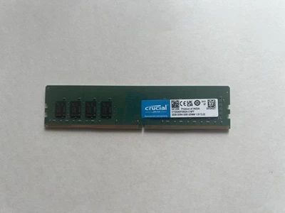 Memoria de escritorio Crucial 32 GB DDR4 3200 MT/s CL22 UDIMM 288 pines CT32G4DFD832A RAM Foto 1 de 2