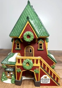 Dept 56 North Pole "Santas Rooming House Handpainted Porcelain North Pole Series - Picture 1 of 6