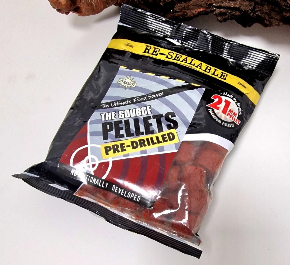 Dynamite Baits The Source Pellets 8mm 14mm 21mm Pre-Drilled 350g Fischmehl Robin - Bild 1 von 1