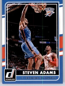2015-16 Donruss Steven Adams NBA PWE Base Card Thunder #61 - Picture 1 of 2