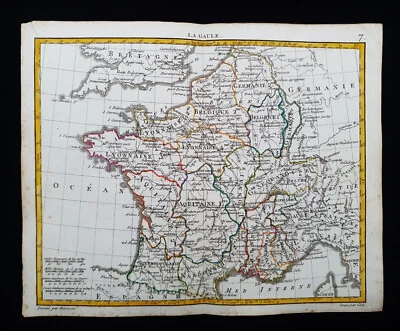 1815 HARRISON rare map of Central Europe, France, Paris, Loire, Nice, Lille - Image 1 of 4