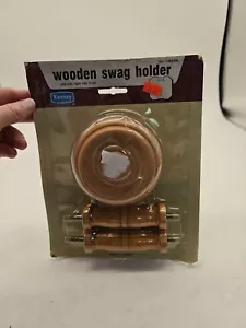 Kenney Wooden Swag Holder Swag Curtain Holder New - Picture 1 of 6