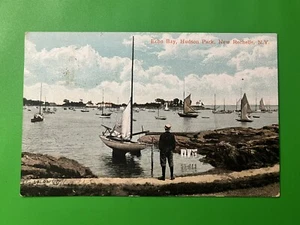 Echo Bay, Hudson Park, New Rochelle NY New York Postcard ~ Posted in 1907, UDB - Picture 1 of 2