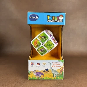 Vtech Twist Adventures Dino Discoveries Activity Fidget Cube Twist & Turn Learn - Picture 1 of 7