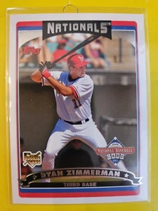 2006 Topps National Baseball Card Day Inserts #T3 Ryan Zimmerman RC - Nationals - Picture 1 of 1