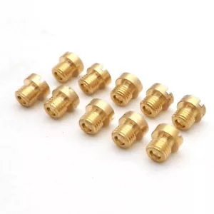 10 x 6mm M6 Thread Dellorto Main Jet 98 102 105 108 110 112 115 120 125 130 - Picture 1 of 6