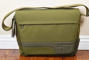 DEMO Tumi SANDO 6172KHK KHAKI Computer Messenger Laptop Bag 16"x12.5" Nylon - Picture 1 of 7